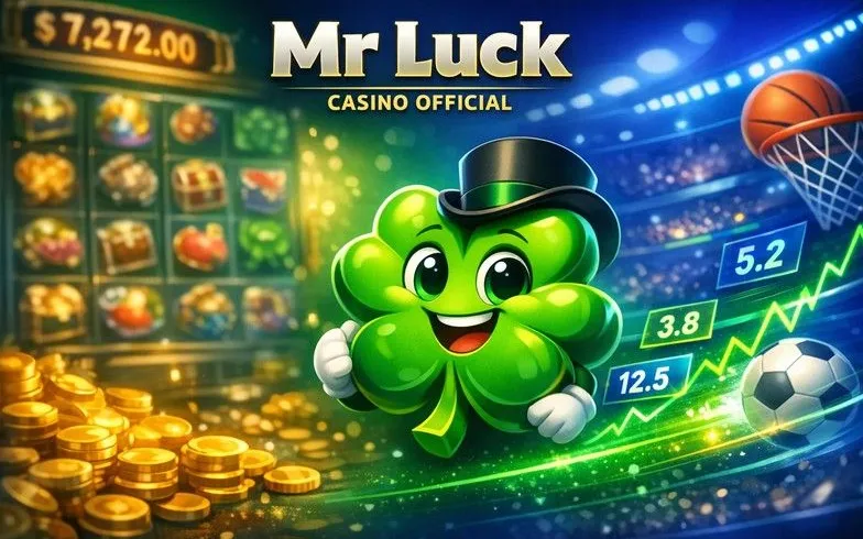 Mr Luck casino mobile app hero banner