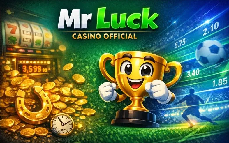 Mr Luck Casino games lobby banner