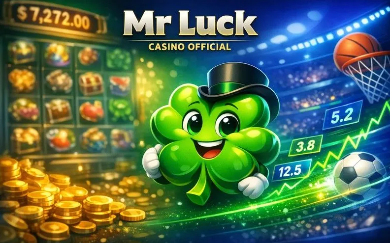 Mr Luck Casino login page hero banner